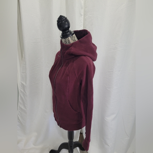 Lululemon Scuba Hoodie Sz 6 Light Cotton Fleece Dark Adobe EUC - Picture 9 of 14